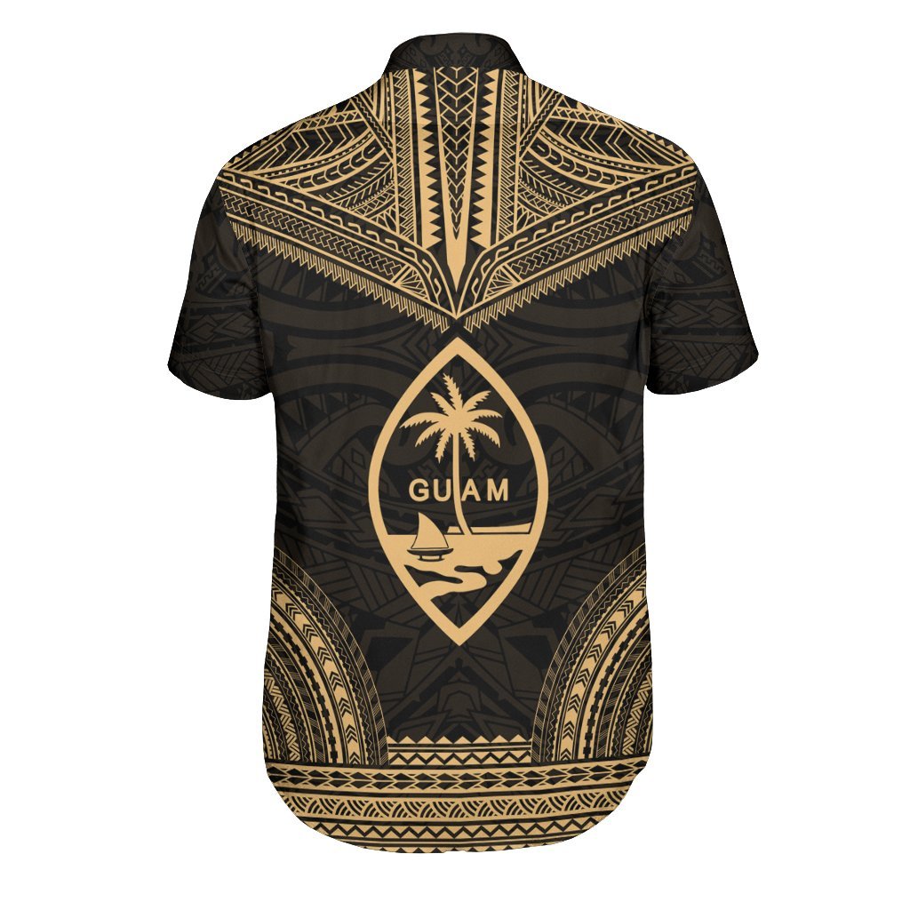 Guam Polynesian Chief Shirt - Gold Version - Polynesian Pride