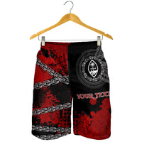 Guam Polynesian Personalised Men's Shorts - Polynesian Chain Style - Polynesian Pride