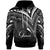 Guam Hoodie Cross Style Unisex Black - Polynesian Pride