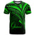 Guam T Shirt Green Color Cross Style Unisex Black - Polynesian Pride