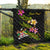 Fiji Polynesian Custom Personalised Quilt - Plumeria Tribal - Polynesian Pride