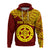 Custom Haapai High School Hoodie Maroon and Gold LT4 - Polynesian Pride