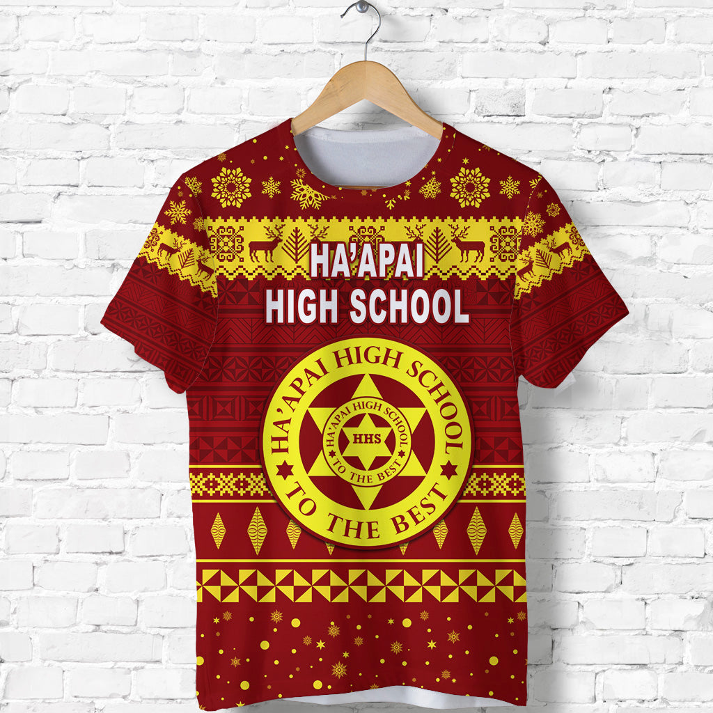 Haapai High School Christmas T Shirt Simple Style LT8 - Polynesian Pride