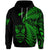 New Zealand Haka Rugby Maori Zip Hoodie Silver Fern Vibes Green LT8 - Polynesian Pride