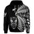 Custom New Zealand Haka Rugby Maori Zip Hoodie Silver Fern Vibes Black LT8 - Polynesian Pride