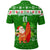 Custom Hawaii Christmas Polo Shirt Santa Claus Surfing Simple Style Green LT8 - Polynesian Pride