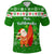 Hawaii Christmas Polo Shirt Santa Claus Surfing Simple Style Green LT8 - Polynesian Pride