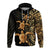 Polynesian Turtle Zip Hoodie Honu Family Gold LT4 - Polynesian Pride