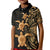 Polynesian Turtle Polo Shirt KIDS Honu Family Gold LT4 Kid Yellow - Polynesian Pride