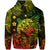 Hawaii Turtle Polynesian Hoodie Plumeria Flower Unique Style Reggae LT8 - Polynesian Pride