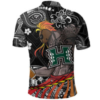 Hawaii Warriors Polynesian Polo Shirt Unique Style Black LT8 - Polynesian Pride