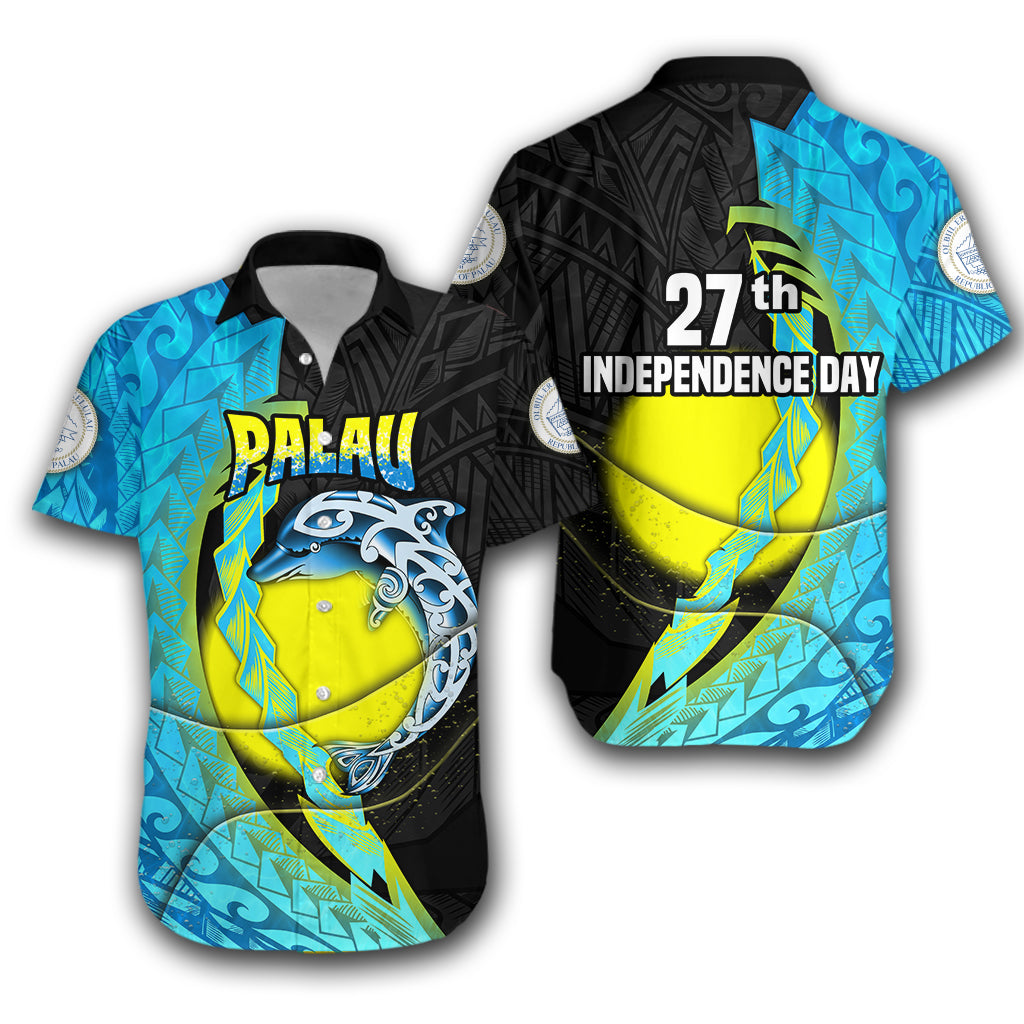 Palau Independence Day Hawaiian Shirt Special Style LT16 Unisex Blue - Polynesian Pride