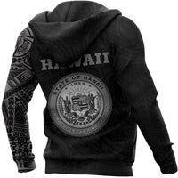 Hawaii Hoodie Seal Polynesian Tattoo Style Special - Polynesian Pride