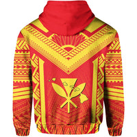Hawaii Kanaka Polynesian Zip up Hoodie Active - Polynesian Pride