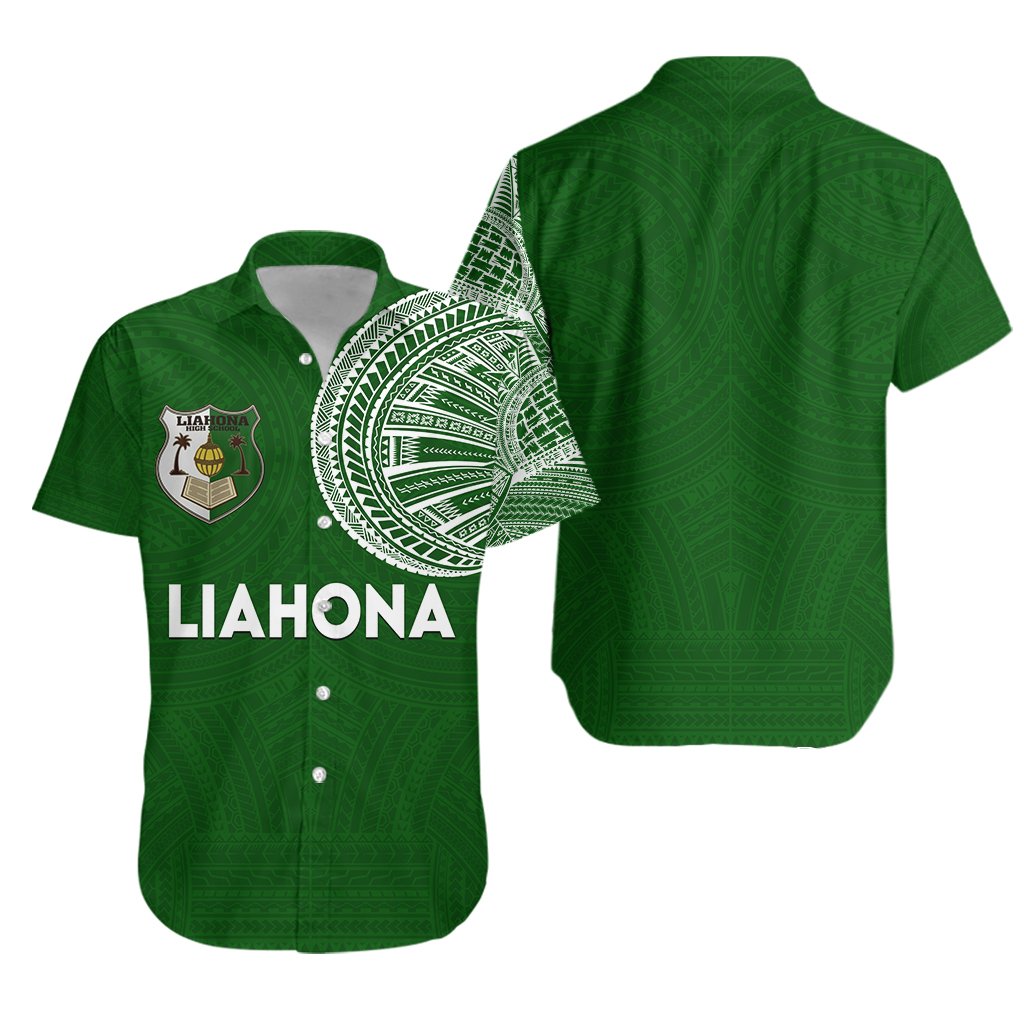 Liahona High School Hawaiian Shirt Tattoo Unisex Green - Polynesian Pride