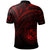 Hawaii Polo Shirt Red Color Cross Style - Polynesian Pride