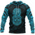 Hei Tiki Maori Tattoo All Over Hoodie Blue Unisex Blue - Polynesian Pride