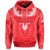 Custom Tonga Rugby Hoodie Polynesian With Coat of Arms Style Unisex Red - Polynesian Pride