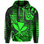 Custom Hawaii Kanaka Map Hoodie Green Style LT6 Unisex Green - Polynesian Pride