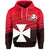 Custom Wallis and Futuna Rugby Hoodie Polynesian Style Unisex Red - Polynesian Pride