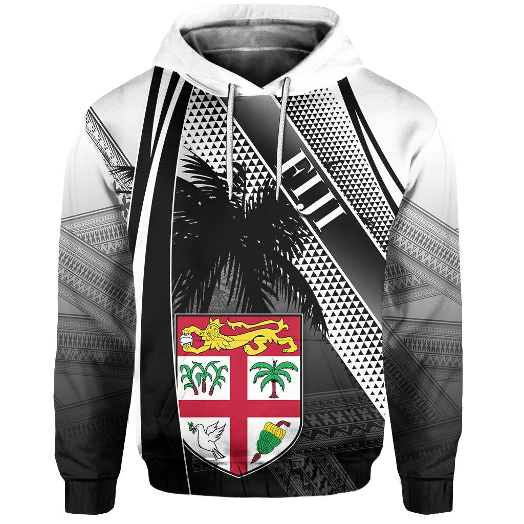 Fiji Hoodie Special Style No.1 Unisex Black - Polynesian Pride