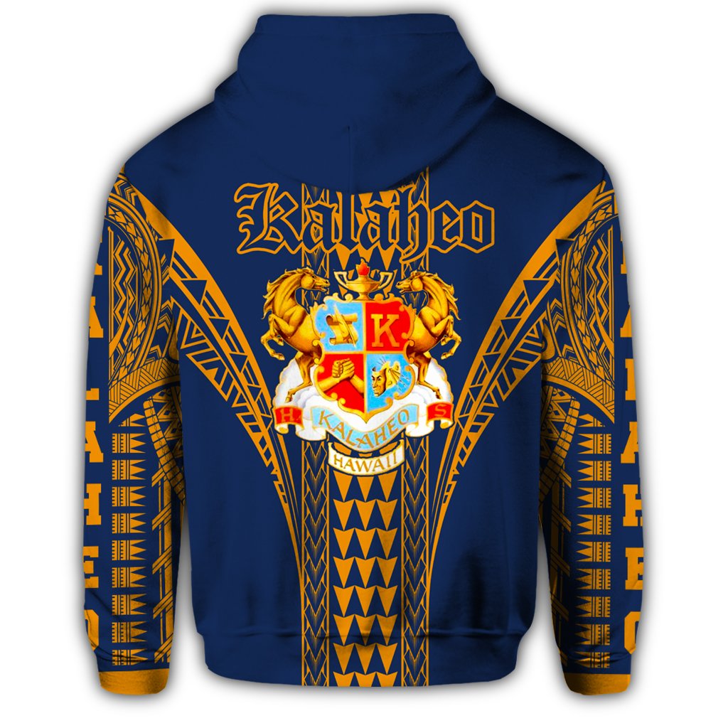 Hawaii Hoodie Kalaheo High Zip Hoodie - Polynesian Pride