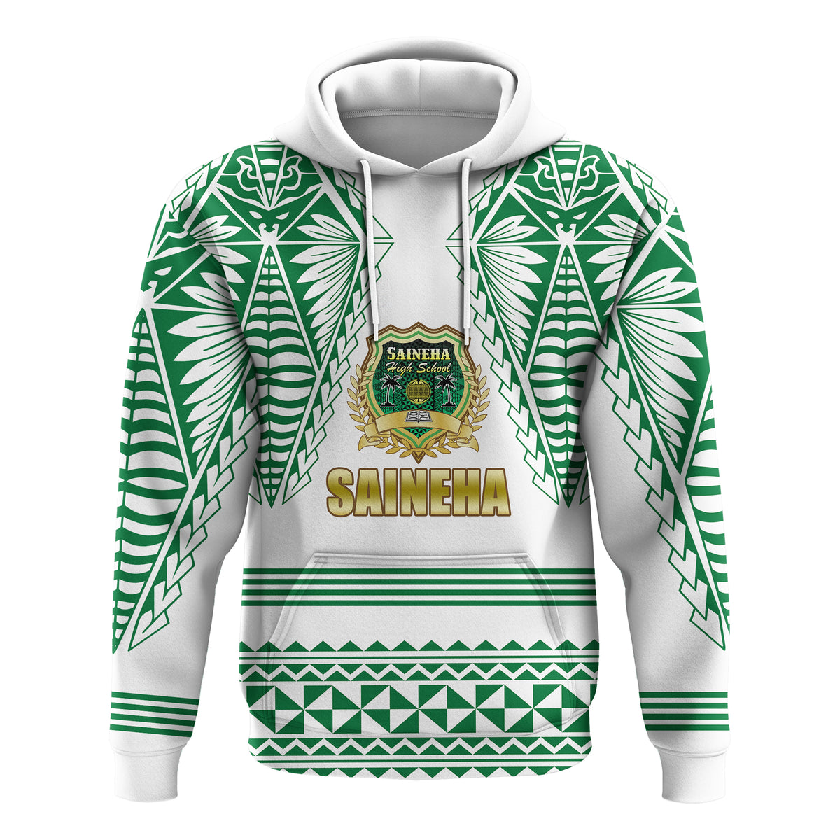 Custom Saineha Tonga Hoodie Tattoo Style Special Class of LT16 - Polynesian Pride