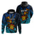 Custom Polynesian Day Hoodie Turtle Style LT16 Unisex Blue - Polynesian Pride