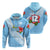 Custom Suva Rugby Hoodie Polynesian Fiji Style Unisex Blue - Polynesian Pride