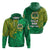 Custom Saineha Tonga Hoodie Polynesian Special Class of LT16 Unisex Green - Polynesian Pride