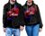 Valentine Day Guam Couple Hoodie Heart Tribal LT12 - Polynesian Pride