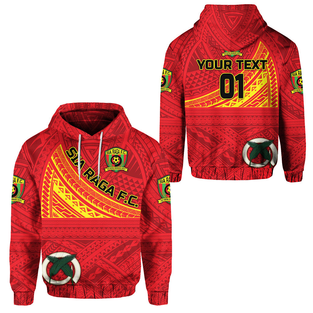 Custom Vanuatu Sia Raga Football Club Hoodie Original Style LT8 Unisex Red - Polynesian Pride