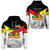 Custom Papua New Guinea SP Hunters Hoodie Rugby Original Style White, Custom Text and Number LT8 Unisex White - Polynesian Pride