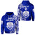 Custom Tonga Tupou High School Hoodie Simple Vibes, Custom Text and Number LT8 Unisex Blue - Polynesian Pride