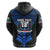 Custom American Samoa Rugby Hoodie Armor Style - Polynesian Pride