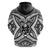 Custom Guam Rugby Hoodie Polynesian Patterns White LT16 - Polynesian Pride