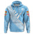 Custom Fiji Tapa Rugby Hoodie version Style You Win Blue - Polynesian Pride