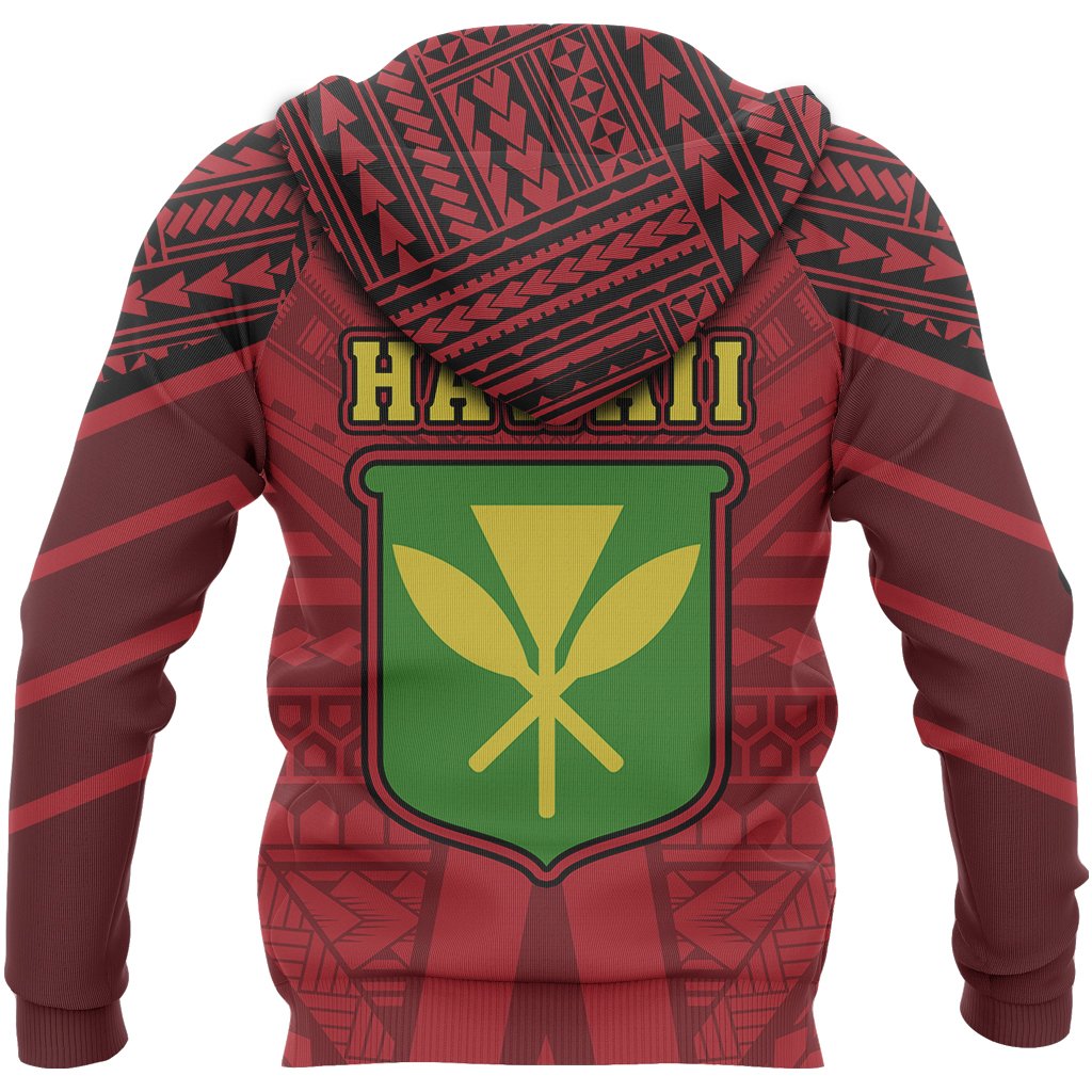 Hawaii Kanaka Maoli Zip up Hoodie - Polynesian Pride