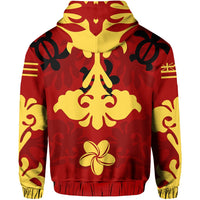 Hawaii Hoodiean Quilt Style Pullover Hoodie - Polynesian Pride