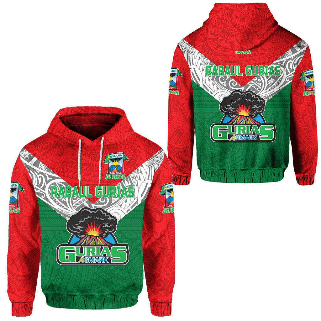 Papua New Guinea Agmark Rabaul Gurias Hoodie Rugby Green LT8 Unisex Green - Polynesian Pride