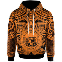 Polynesian Hawaii Hoodie Coat ofrm Hawaii & Polynesian Patterns Unisex Brown - Polynesian Pride