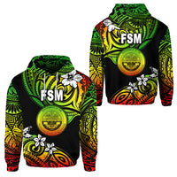 Federated States of Micronesia Hoodie Unique Vibes Reggae LT8 Unisex Reggae - Polynesian Pride