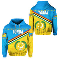 Torba Province Hoodie Vanuatu Pattern Unique Style LT8 Unisex Blue - Polynesian Pride