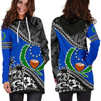 Pohnpei Hoodie Dress - Pohnpei FlagFall In The Wave K9 - Polynesian Pride