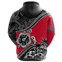 Polynesian Turtle Hoodie Fall In The Wave K7 - Polynesian Pride