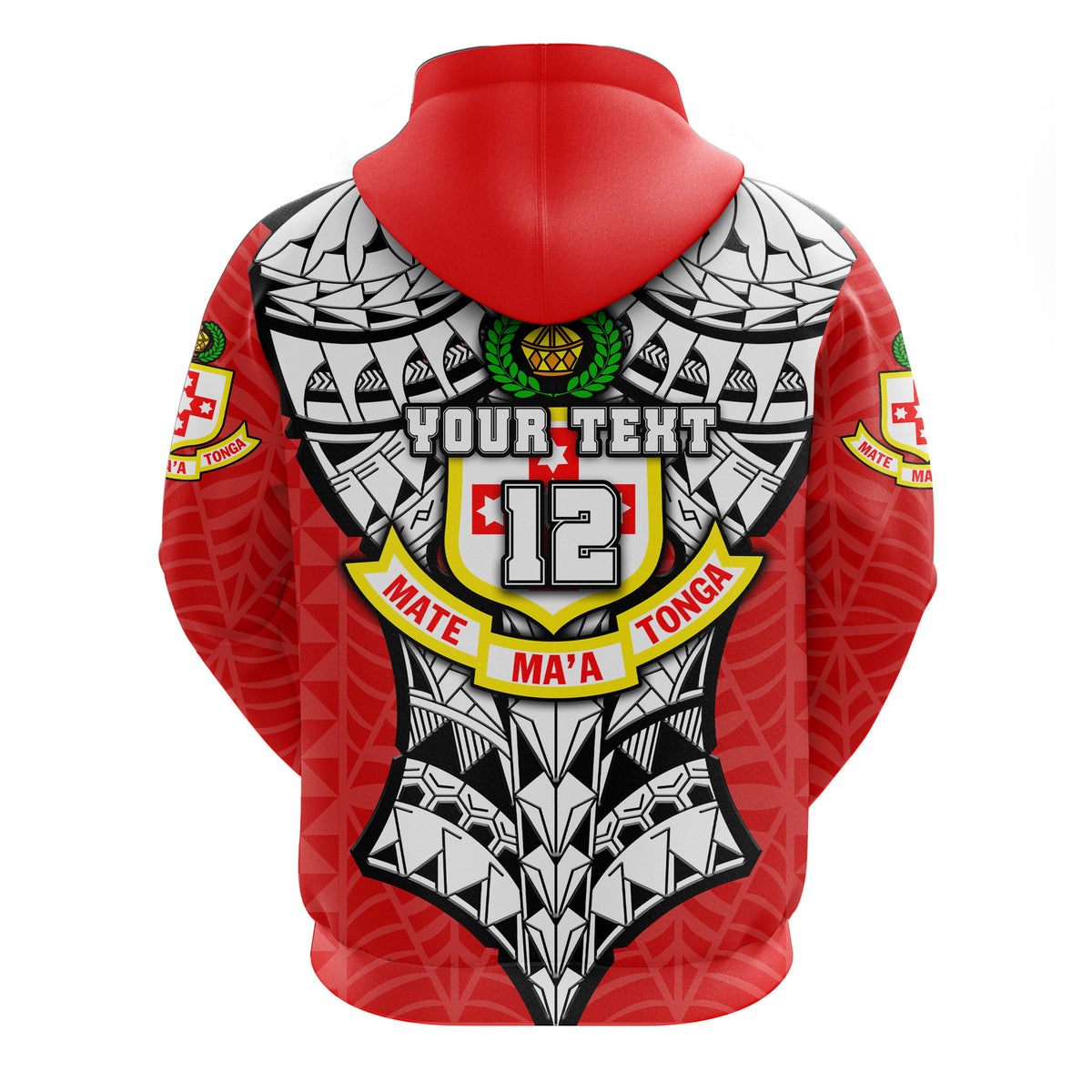 Custom Kolisi Tonga Hoodie Mate Maa Tonga Unique Polynesian Style - Polynesian Pride