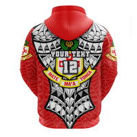 Custom Kolisi Tonga Zip Hoodie Mate Maa Tonga Unique Polynesian Style - Polynesian Pride