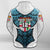 Custom Fiji Tapa Rugby Hoodie Armor Style White - Polynesian Pride