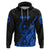 Custom Guam Rugby Hoodie Polynesian Patterns Style Blue LT16 - Polynesian Pride