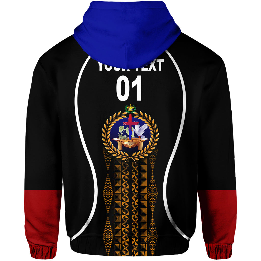 Custom Tonga Mapu A Vaea Hoodie Houfonua Original Style, Custom Text and Number LT8 - Polynesian Pride